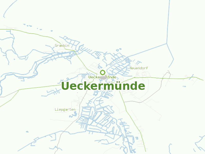 Karte von Ueckermünde