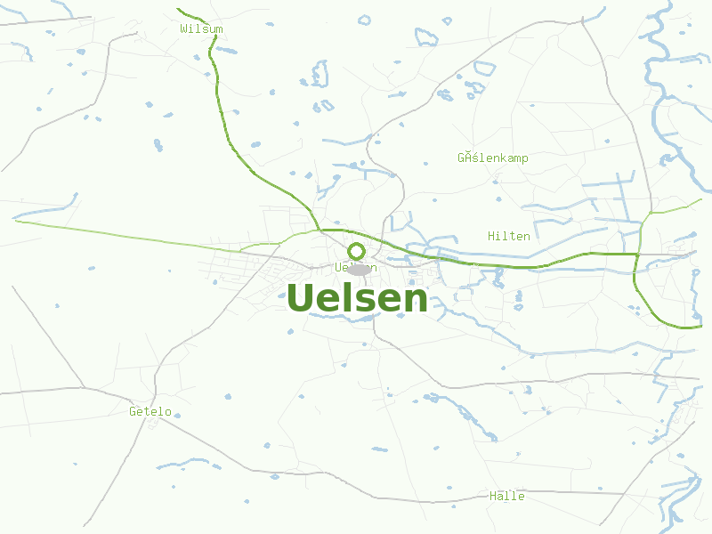 Karte von Uelsen