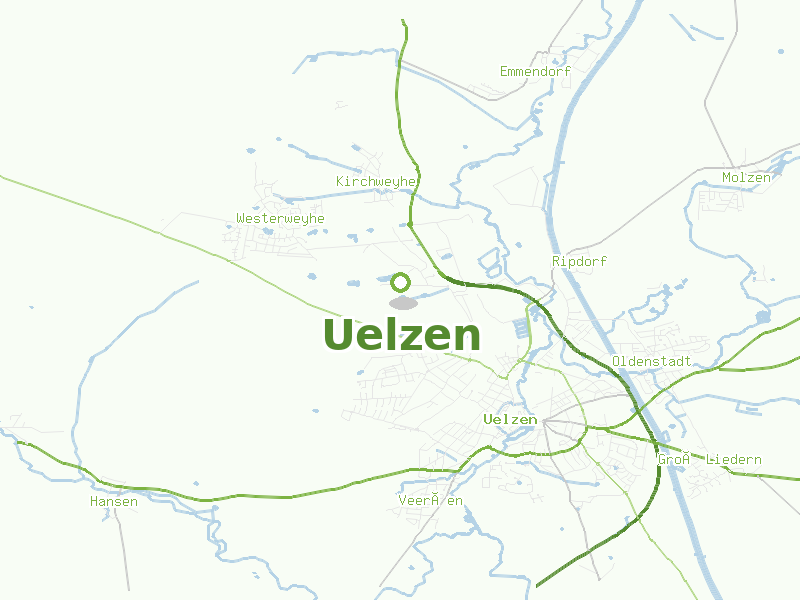 Karte von Uelzen