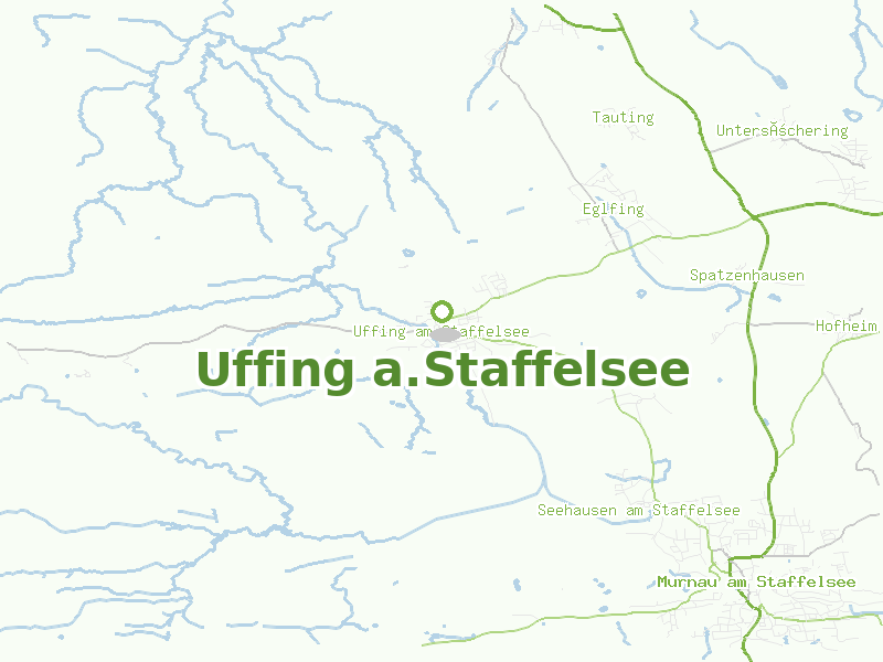 Karte von Uffing a.Staffelsee