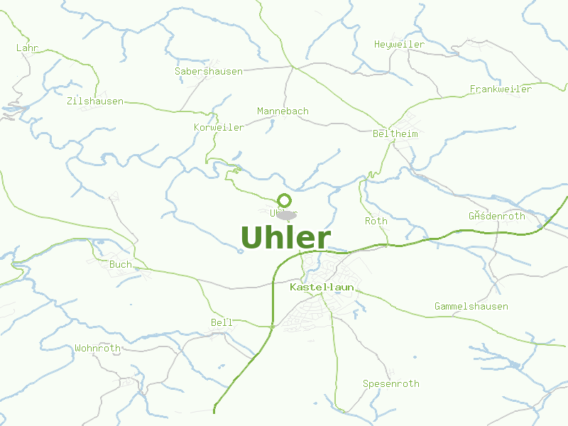 Karte von Uhler