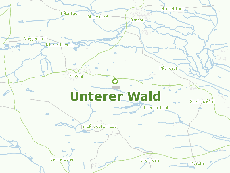 Karte von Unterer Wald
