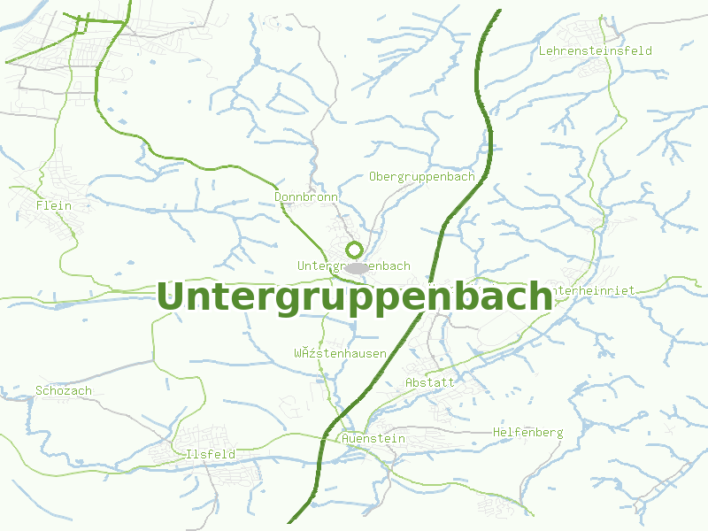 Karte von Untergruppenbach