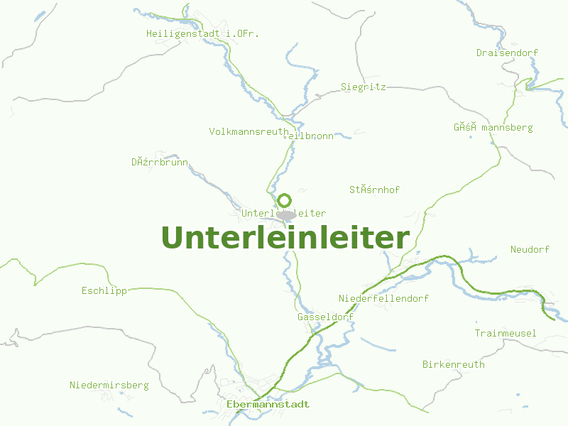Karte von Unterleinleiter