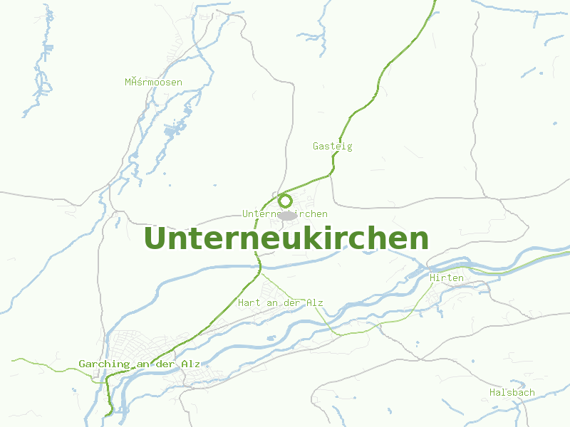 Karte von Unterneukirchen