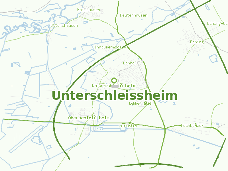 Karte von Unterschleissheim