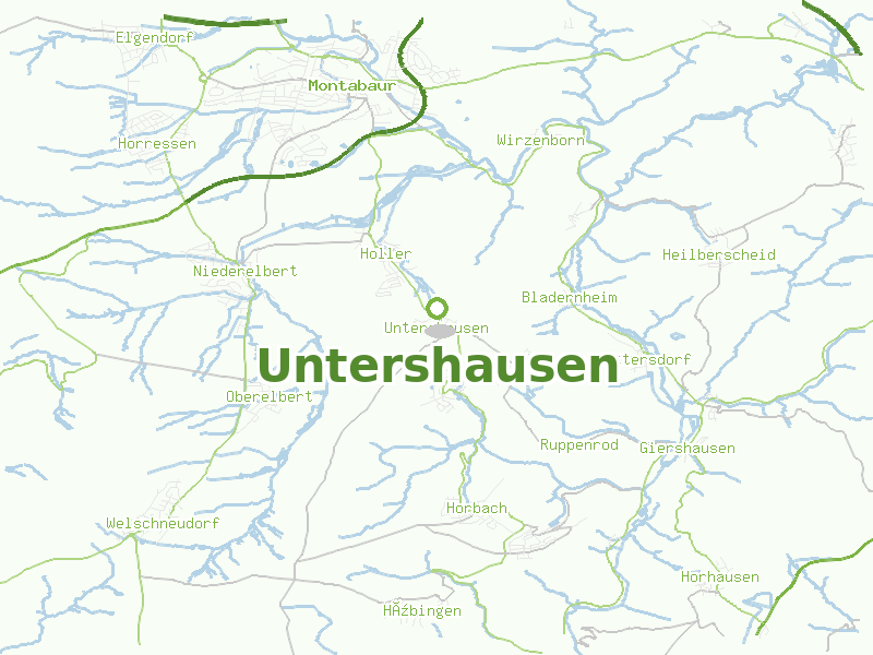Karte von Untershausen