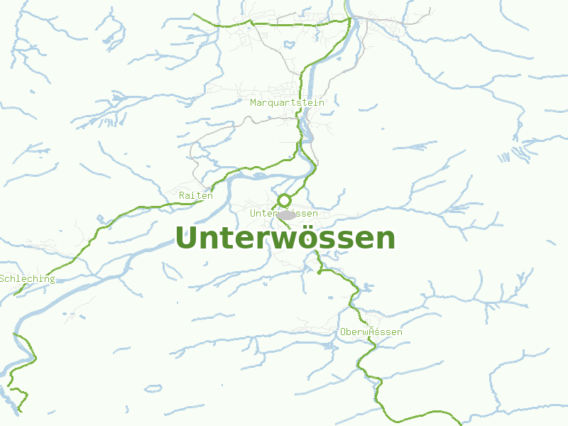 Karte von Unterwössen