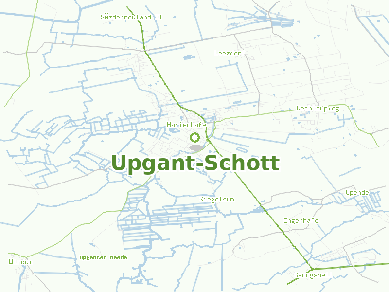 Karte von Upgant-Schott