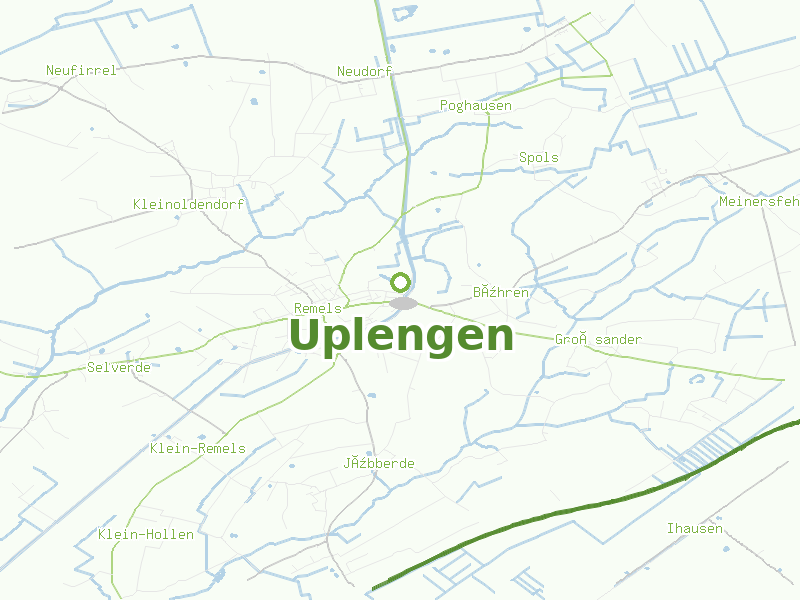 Karte von Uplengen