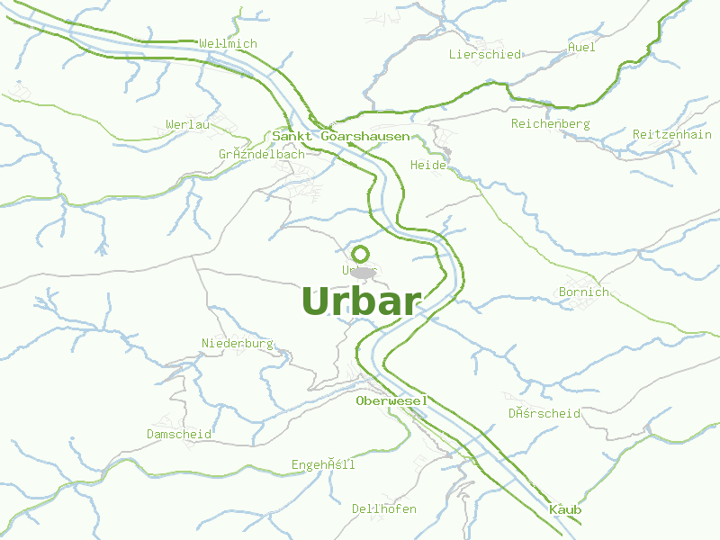 Karte von Urbar