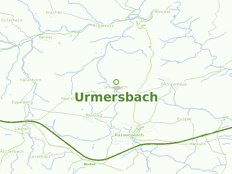 Karte von Urmersbach