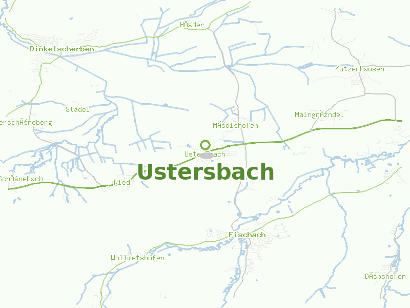 Karte von Ustersbach