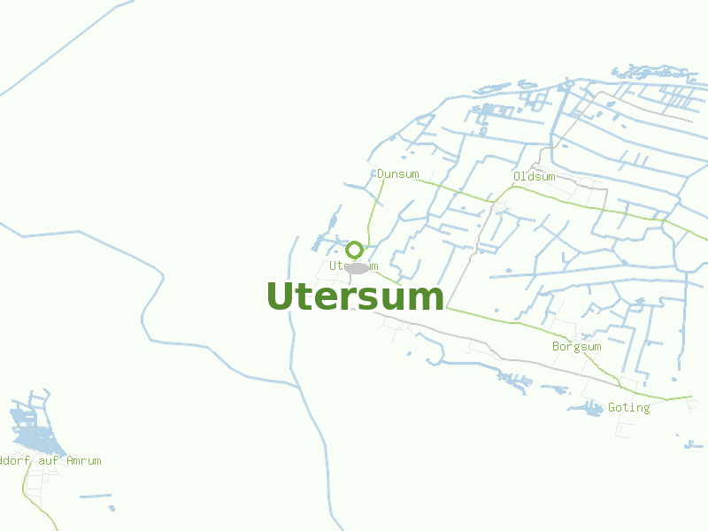 Karte von Utersum