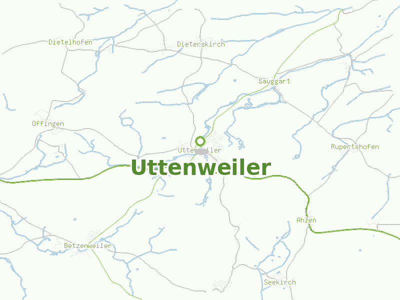 Karte von Uttenweiler