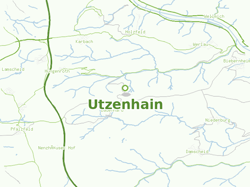 Karte von Utzenhain