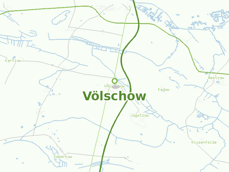 Karte von Völschow