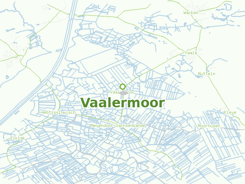 Karte von Vaalermoor