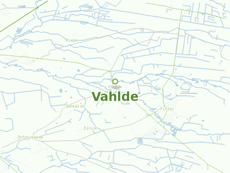 Karte von Vahlde