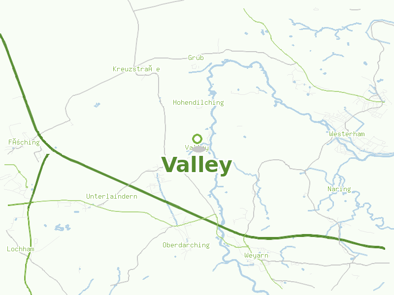 Karte von Valley