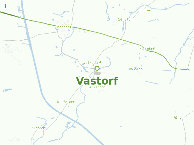 Karte von Vastorf