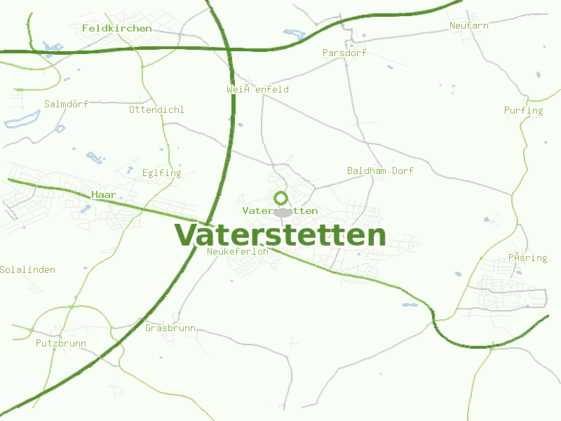 Karte von Vaterstetten