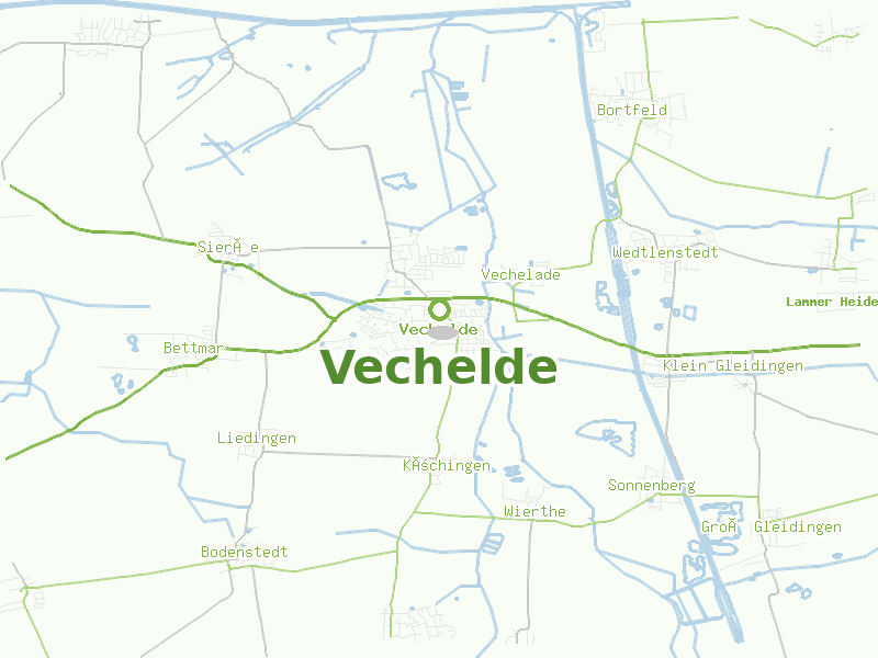 Karte von Vechelde
