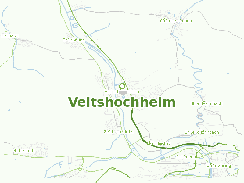 Karte von Veitshochheim