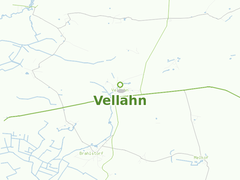 Karte von Vellahn
