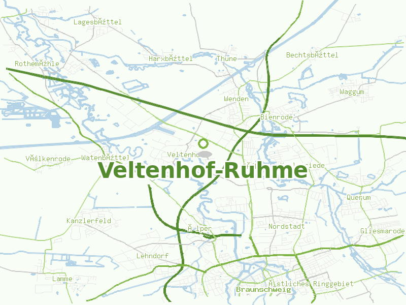 Karte von Veltenhof-Ruhme