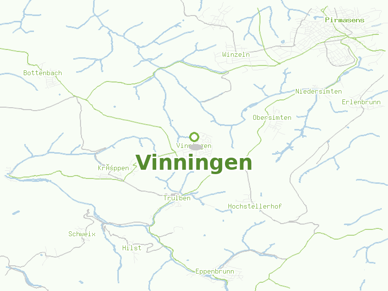 Karte von Vinningen