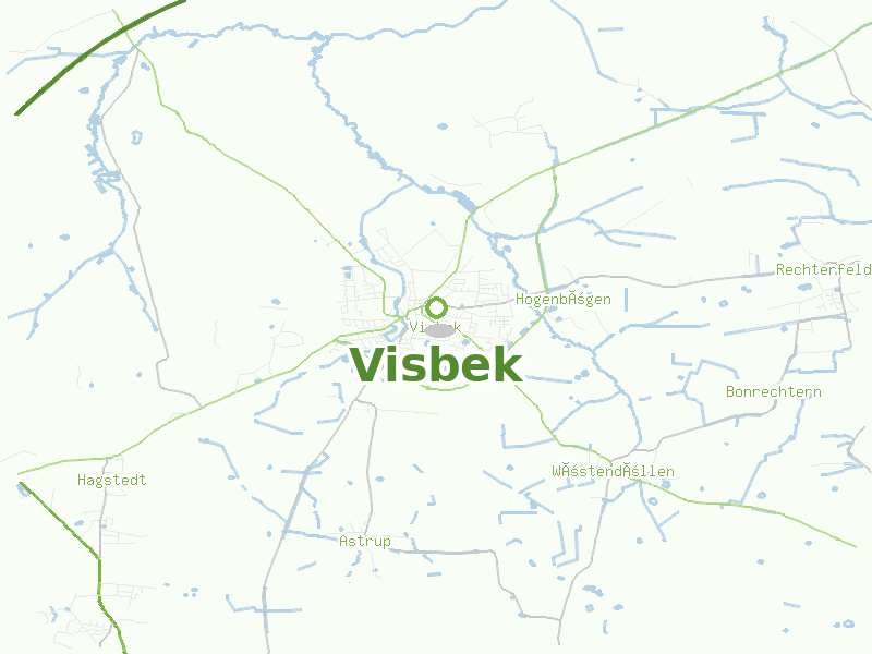 Karte von Visbek