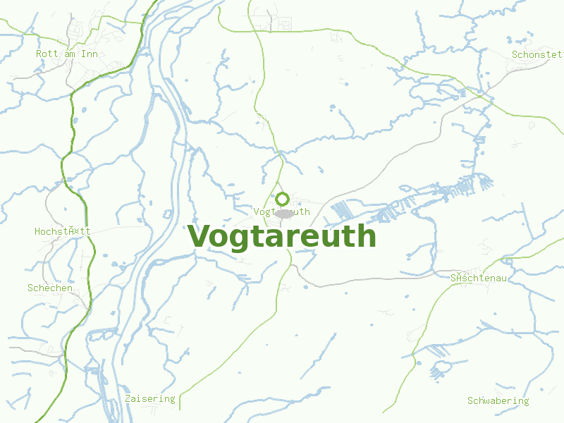 Karte von Vogtareuth