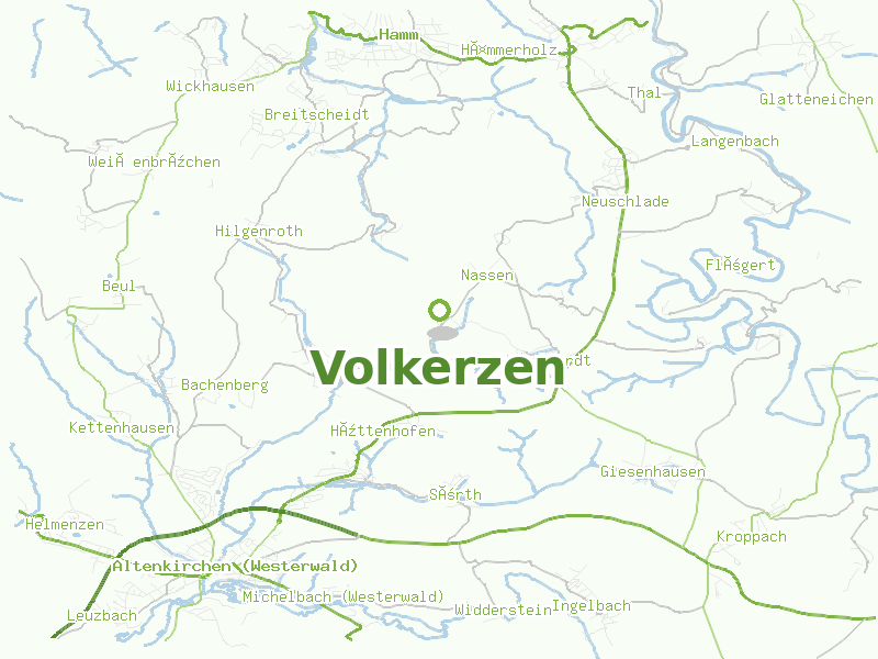 Karte von Volkerzen