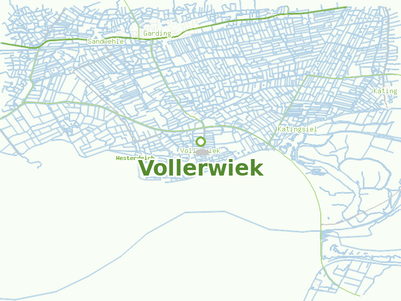 Karte von Vollerwiek