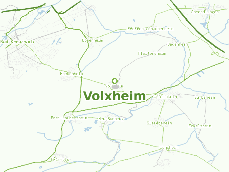 Karte von Volxheim