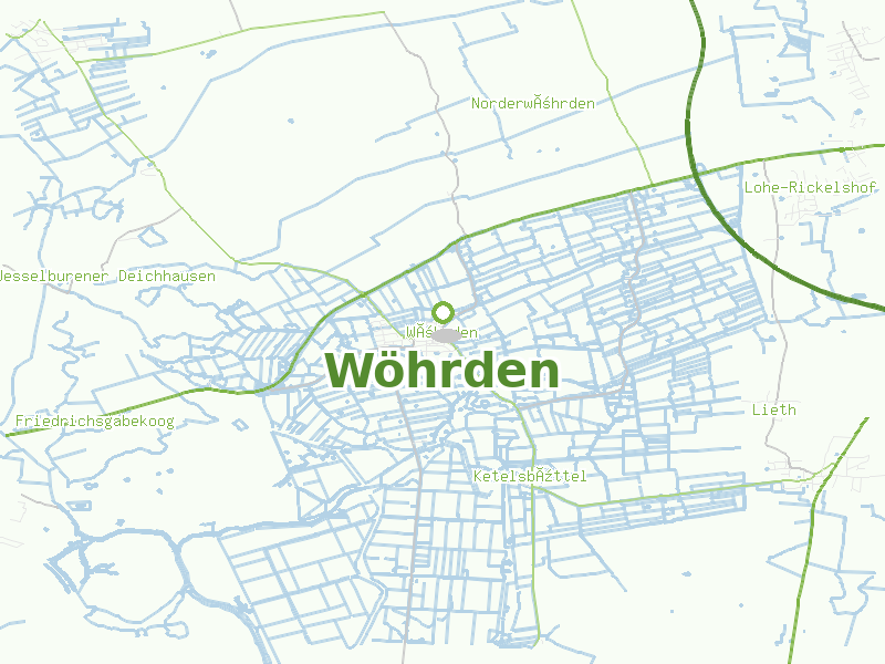 Karte von Wöhrden