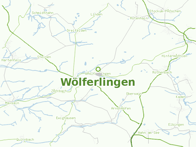 Karte von Wölferlingen