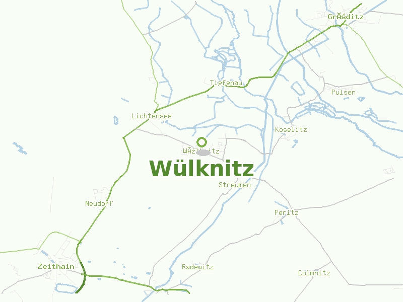 Karte von Wülknitz