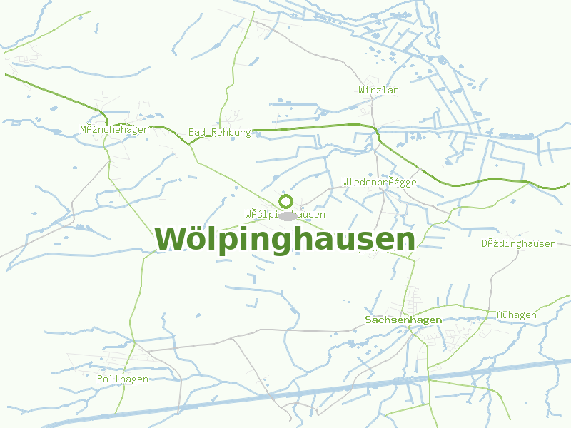 Karte von Wölpinghausen