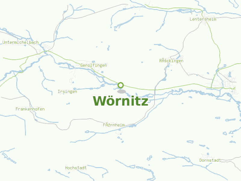 Karte von Wörnitz