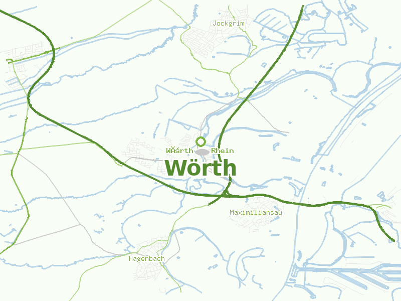 Karte von Wörth
