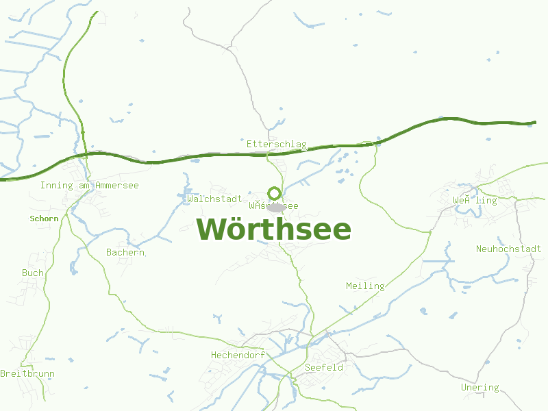Karte von Wörthsee