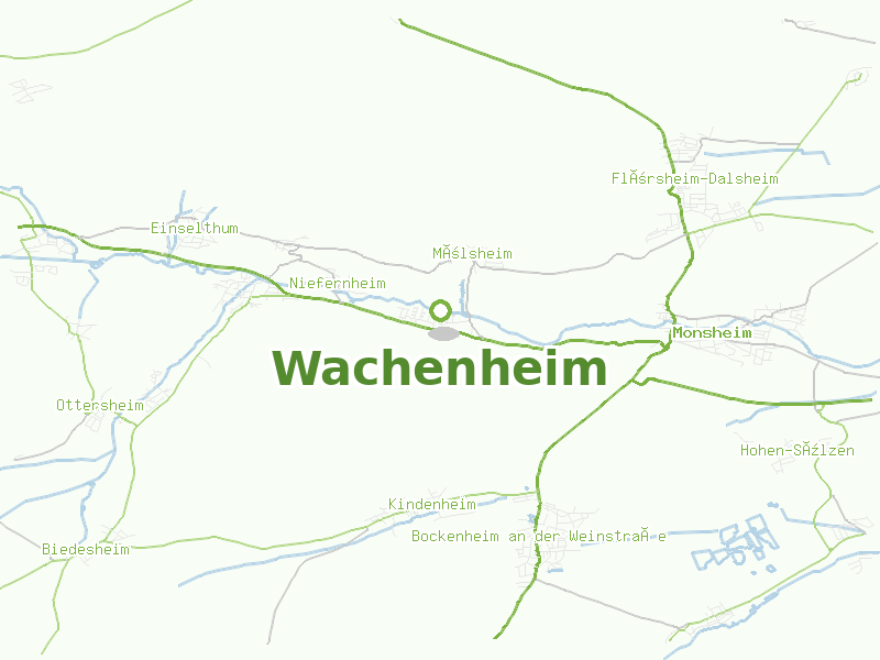 Karte von Wachenheim