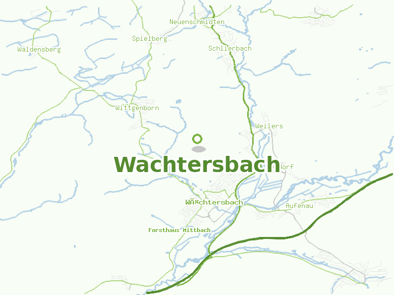 Karte von Wachtersbach