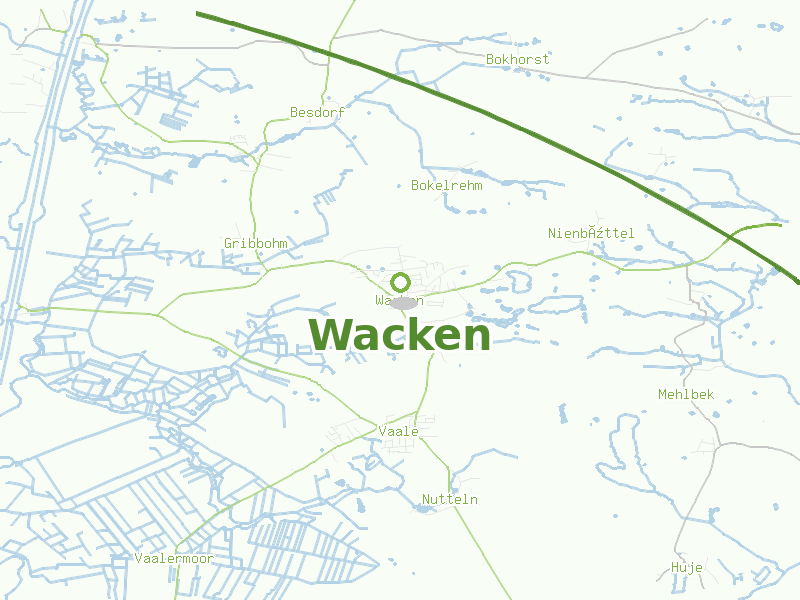 Karte von Wacken