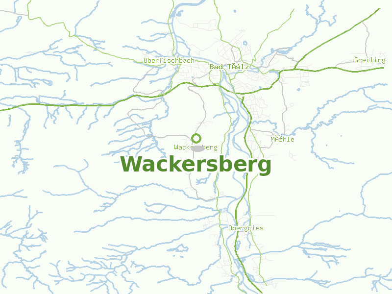 Karte von Wackersberg