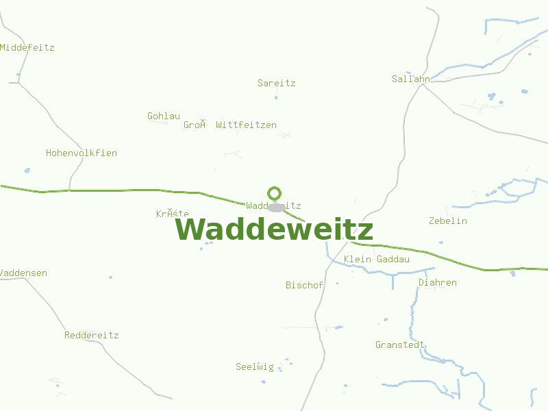 Karte von Waddeweitz