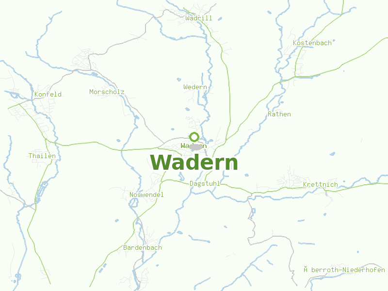 Karte von Wadern