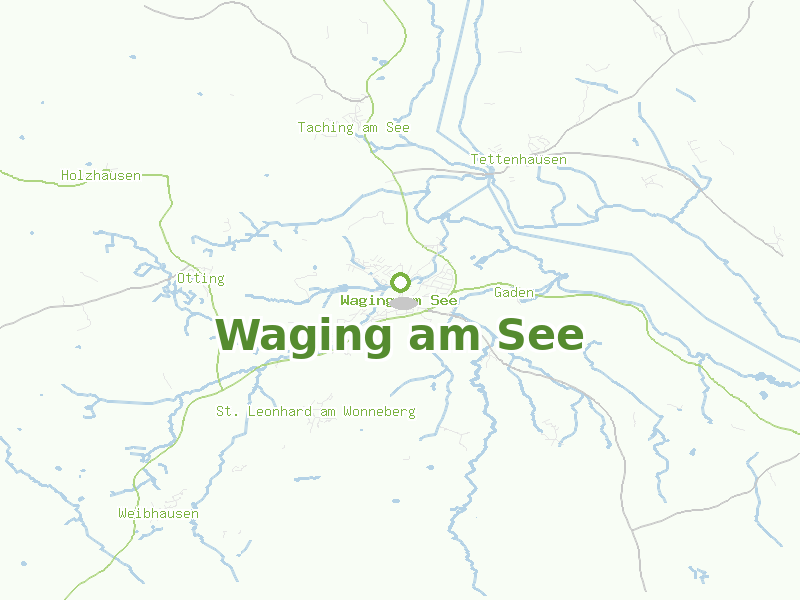Karte von Waging am See
